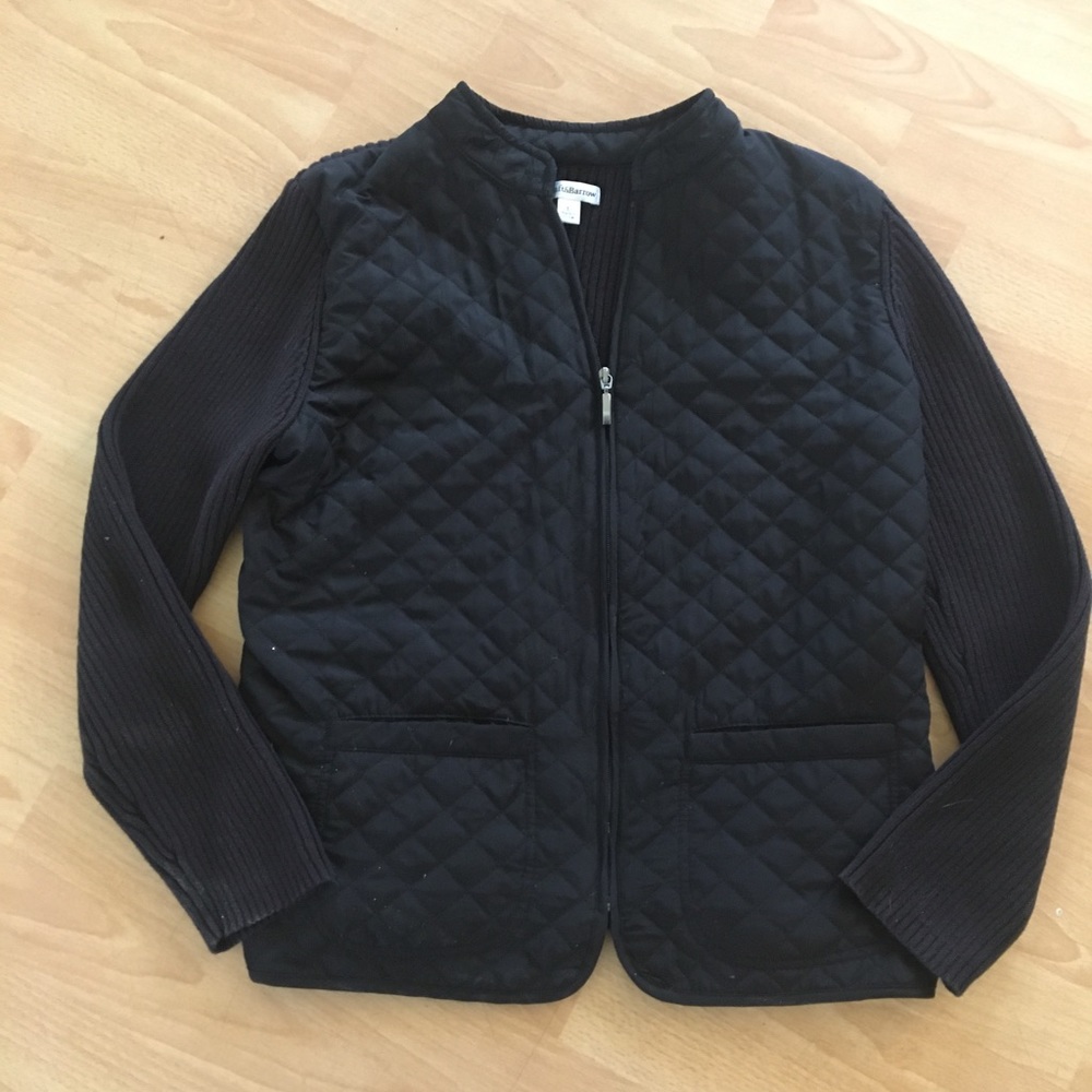 Woman’s quilted sweater